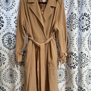 Lauren Conrad beige trench coat